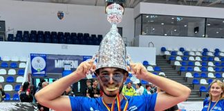 FOTO Handbal: Focșăneanul Nikolas Vișan, campion național la juniori 1 cu o echipă din București