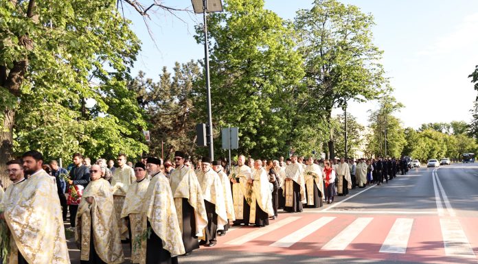 Programul și traseul procesiunii de Florii, din Focșani