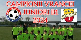 Pro Sport Focșani a câștigat Campionatul Județean de fotbal juniori B