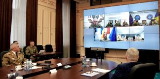 MApN: Videoconferință cu militarii din teatrele de operații și misiuni externe
