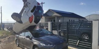 Accident spectaculos la Rădulești