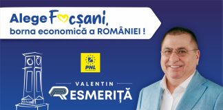 Valentin Resmeriță, candidatul PNL pentru Primăria Focșani: „Cred că aici vom putea atrage investiții care să creeze locuri de muncă și o viață mai bună pentru toți!”