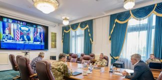 Ministrul apărării naţionale, Angel Tîlvăr, la reuniunea Grupului de contact pentru Ucraina