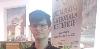 Răzvan Franciuc, elev la CN Unirea, calificat în lotul național de chimie