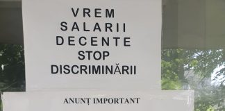 Protest zilnic al angajaților Agenției pentru Protecția Mediului / Pe durata protestului, activitatea cu publicul va avea de suferit