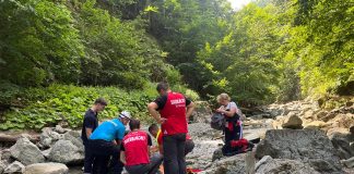 Bărbat accidentat pe Cheile Tișiței