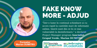 Programul Educațional „Fake Know More” destinat adolescenților din Adjud