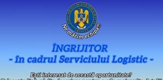 Jandarmeria Vrancea angajează un îngrijitor
