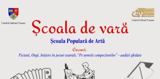 Înscrieri la cursurile de vară de la Școala Populară de Artă Focșani