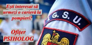ISU Vrancea angajează un psiholog