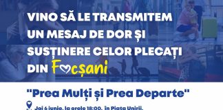 Flash-mob special în Piața Unirii, dedicat focșănenilor care au părăsit orașul