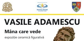 Au artist plastic nevăzător și fără auz, expoziție la Focșani