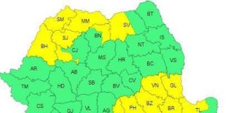 Canicula aduce ploi în zona Vrancei: Cod galben până la ora 21.00. Miercuri revine valul de căldură