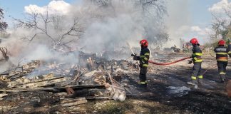 Pagube mari in urma unui incendiu izbucnit la o gospodărie din Biliești