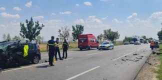 Mașină de Vrancea, implicată într-un carambol pe E85, în județul Buzău