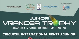 Tenis internațional, din nou, la Focșani / Se apropie Junior Vrancea Trophy, băieți și fete