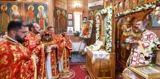 FOTO Sfântul Pantelimon, cinstit la Spitalul Județean de Urgență Focșani