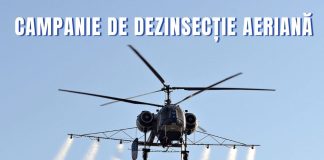 Dezinsecție aeriană în Focșani, la începutul săptămânii viitoare