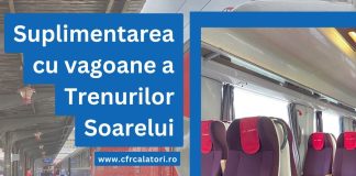 Mai multe vagoane la Trenurile Soarelui