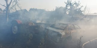 UPDATE Incendiu de vegetație la Sihlea / Flăcările s-au extins la o gospodărie