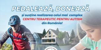 Tur ciclist în Vrancea, în scopul strângerii de fonduri pentru construirea celui mai complex Centru Terapeutic pentru Autism din țară