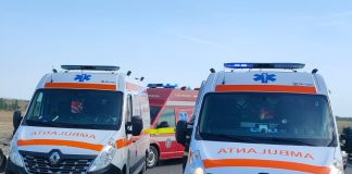 Două mașini s-au izbit frontal pe E85 / 4 copii și 4 adulți răniți