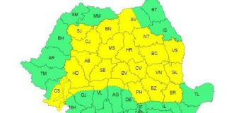 Vrancea, sub Cod galben de instabilitate până miercuri