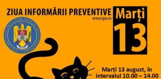 Marți, 13, Ziua informării preventive și a porților deschise la toate subunitățile de pompieri