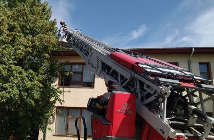 Incendiu în Focșani, într-un apartament de pe Mitropolit Varlaam
