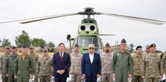 FOTO Ministrul Angel Tîlvăr, la ceremonia de certificare a detașamentului Forțelor Aeriene Spaniole