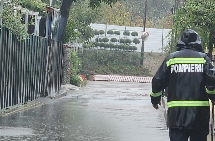 Alerte de inundații în mai multe zone din Vrancea