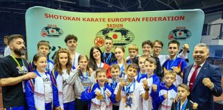 Multe medalii pentru tinerii karatiști focșăneni la ”Cupa de Toamnă Karate SKDUN”