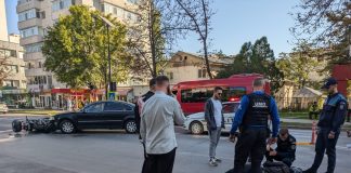 ULTIMA ORĂ Motociclist lovit de o mașină în Focșani