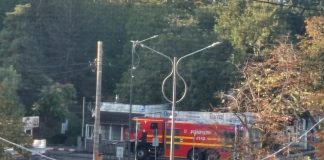 Incendiu în curtea Spitalului Județean ”Sf. Pantelimon” Focșani