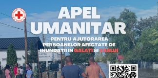 Crucea Roșie a lansat campania umanitară ”Oamenii ajută oameni. Împreună pentru Galați și Vaslui”