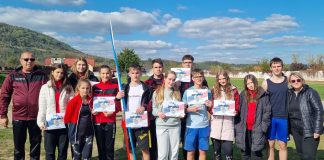 Atletism: rezultate foarte bune pentru tinerii aruncătorii din Adjud