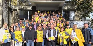 Candidații AUR Vrancea pentru Parlament s-au înscris la Biroul Electoral Județean