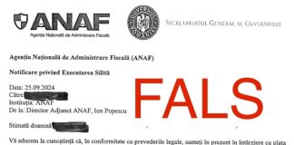 Emailuri false în numele ANAF