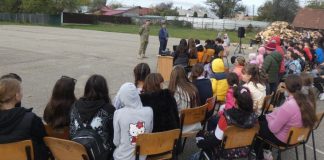 Cariera militară, promovată în rândul elevilor din mediul rural