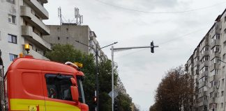 Tamponare în centrul Focșaniului