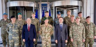 Întâlnirea ministrului apărării naționale cu militarii români din EUFOR ALTHEA