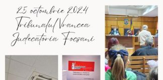 Peste 100 de liceeni au vizitat Tribunalul Vrancea, de Ziua Europeană a Justiției