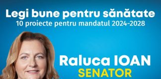 Dr. Raluca Ioan, candidat PNL Vrancea pentru Senat: 10 proiecte de legi bune pentru sănătate în mandatul 2024-2028