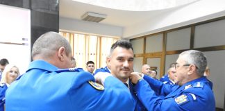 FOTO: Avansări în grad la Jandarmeria Vrancea de Ziua Națională a României