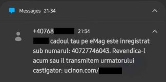 Black Friday: atenție la mesajele de phishing în numele unor companii de livrare!