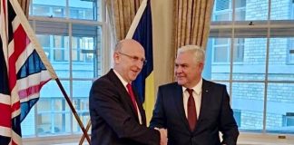 Semnarea acordului de cooperare în domeniul apărării cu Regatul Unit al Marii Britanii și Irlandei de Nord
