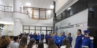 FOTO Colindele au răsunat la Inspectoratul de Jandarmi Județean Vrancea