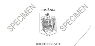 BEC a stabilit machetele buletinelor de vot de la turul al doilea al alegerilor prezidențiale