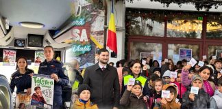 Polițiștii vrânceni, alături de Moș Nicolae