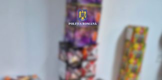 130 de kg de articole pirotehnice, confiscate de polițiști în Piața Moldovei